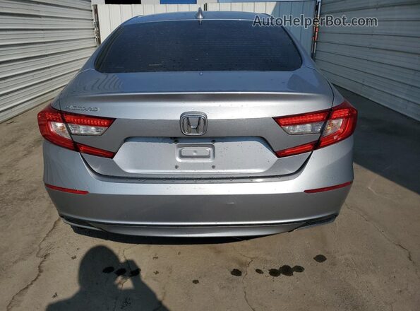 1HGCV1F10KA165131 2019 HONDA ACCORD Серебряный Вид сзади
