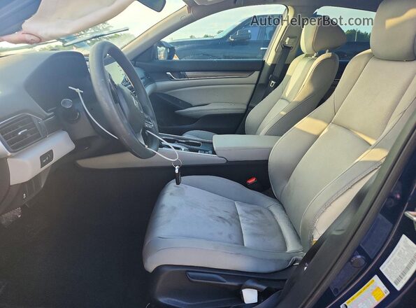 1HGCV1F10LA005347 2020 HONDA ACCORD Синий Вид салона спереди