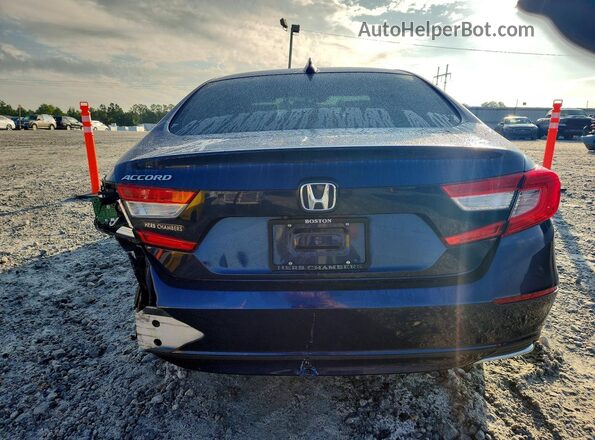 1HGCV1F10LA005347 2020 HONDA ACCORD Синий Вид сзади