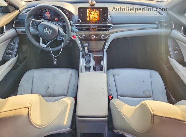1HGCV1F10LA005347 2020 HONDA ACCORD Синий Вид панели приборов