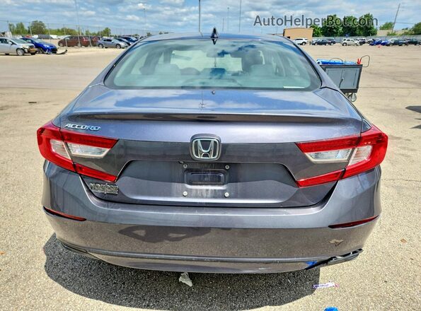 1HGCV1F10LA022505 2020 HONDA ACCORD Gray უკანა ხედი