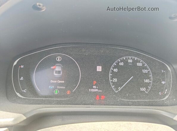 1HGCV1F10LA070666 2020 HONDA ACCORD White Widok zestawu wskaźników