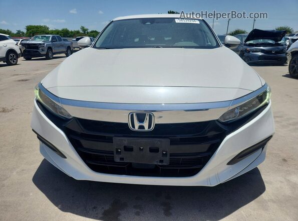 1HGCV1F10LA070666 2020 HONDA ACCORD White Widok z przodu