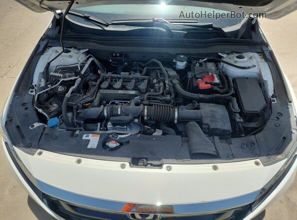 1HGCV1F10LA070666 2020 HONDA ACCORD White Widok wnętrza z tyłu
