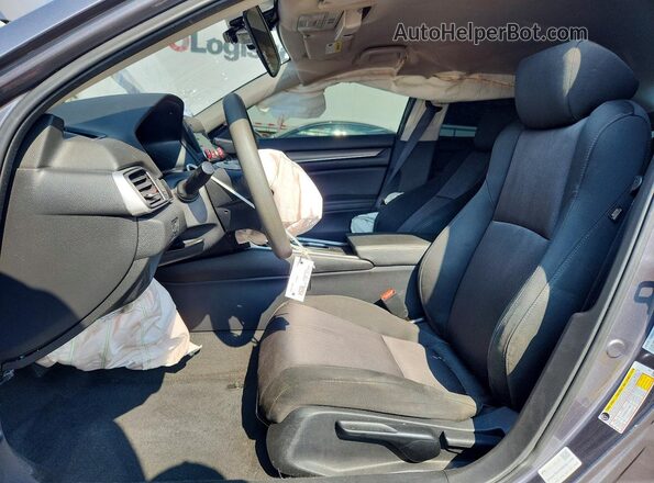 1HGCV1F10LA095146 2020 HONDA ACCORD Gray წინა სალონის ხედი