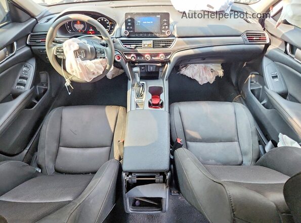 1HGCV1F10LA095146 2020 HONDA ACCORD Gray წინა პანელის ხედი