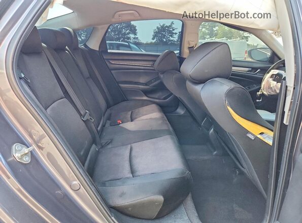 1HGCV1F10LA095146 2020 HONDA ACCORD Gray უკანა სავარძლების ხედი