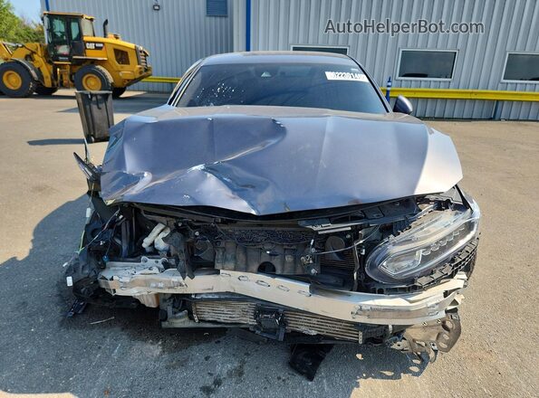 1HGCV1F10LA095146 2020 HONDA ACCORD Gray წინა ხედი