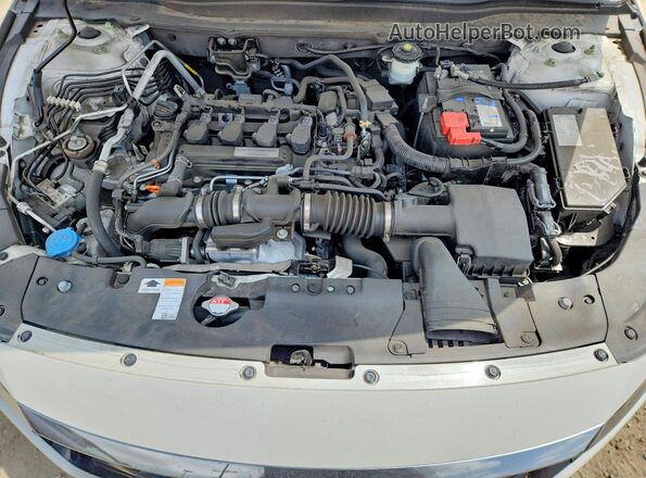 1HGCV1F10LA130526 2020 HONDA ACCORD White Widok wnętrza z tyłu