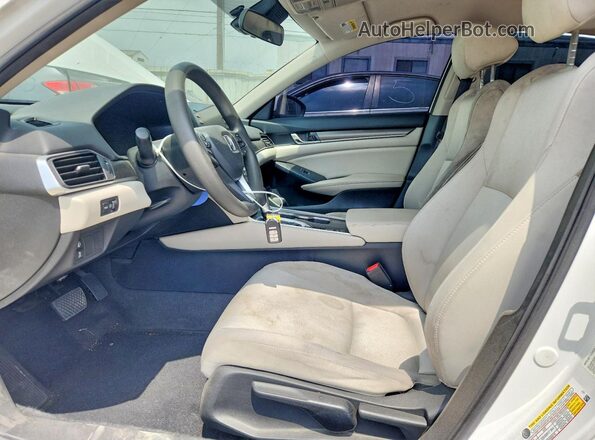 1HGCV1F10LA130526 2020 HONDA ACCORD White Widok wnętrza z przodu