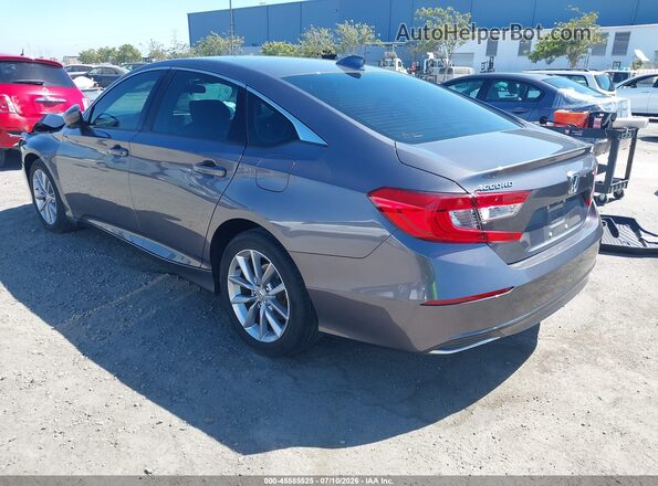 1HGCV1F10MA116370 2021 HONDA ACCORD Gray Задня ліва чверть