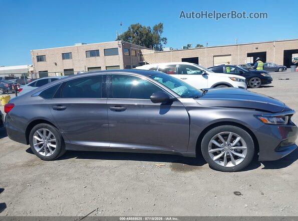1HGCV1F10MA116370 2021 HONDA ACCORD Gray Вид задньої частини салону