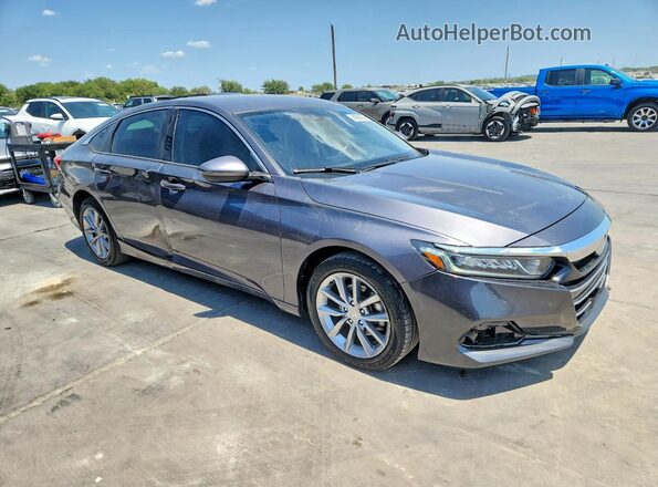 1HGCV1F10NA030865 2022 HONDA ACCORD Gray Передня права чверть