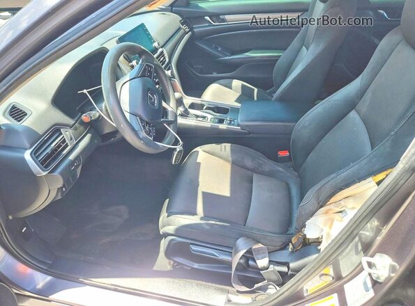 1HGCV1F10NA030865 2022 HONDA ACCORD Gray Вид салону спереду