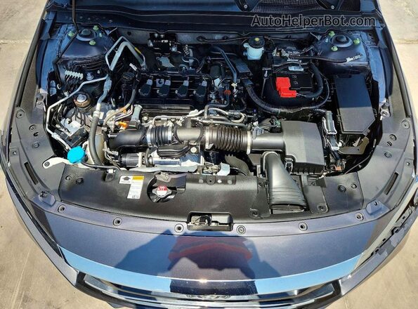 1HGCV1F10NA030865 2022 HONDA ACCORD Gray Вид задньої частини салону