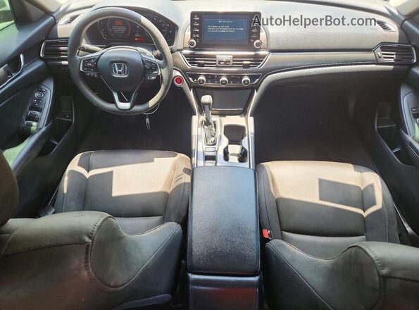 1HGCV1F10NA030865 2022 HONDA ACCORD Gray Вид панелі приладів