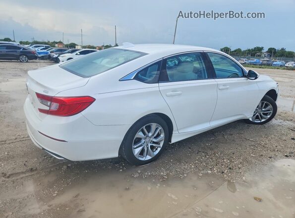 1HGCV1F11JA056661 2018 HONDA ACCORD White Задня права чверть