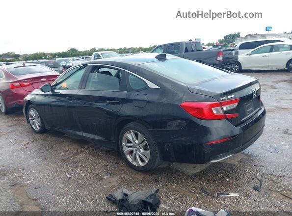 1HGCV1F11JA247772 2018 HONDA ACCORD Черный Задняя левая четверть