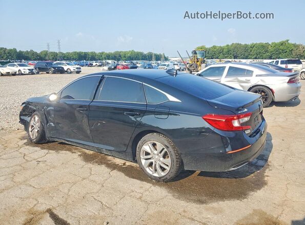 1HGCV1F11KA009681 2019 HONDA ACCORD Black Trasero izquierdo