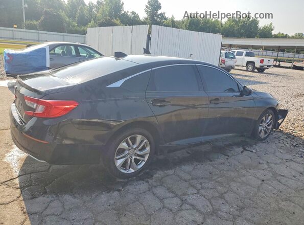 1HGCV1F11KA009681 2019 HONDA ACCORD Black Trasero derecho