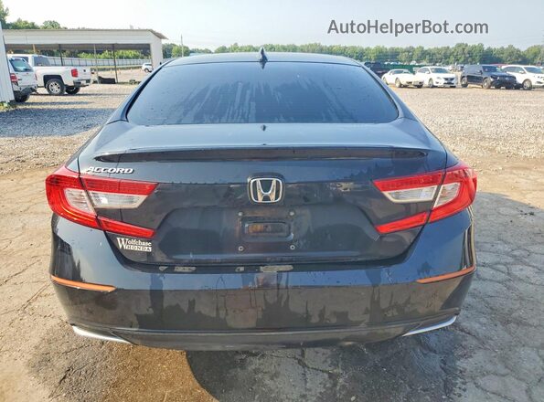 1HGCV1F11KA009681 2019 HONDA ACCORD Black Vista trasera