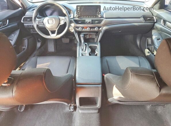 1HGCV1F11KA009681 2019 HONDA ACCORD Black Vista del salpicadero