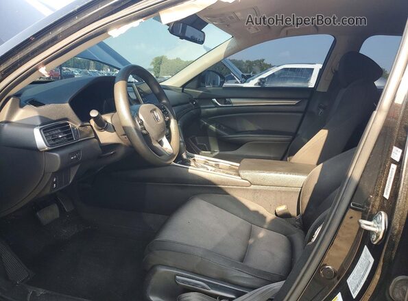 1HGCV1F11KA009681 2019 HONDA ACCORD Black Vista interior delantera