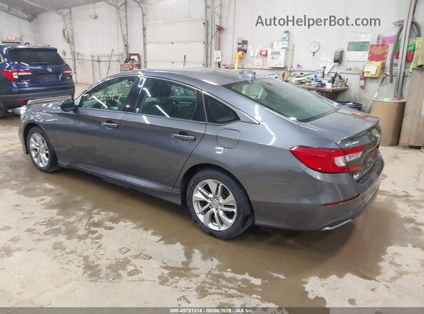 1HGCV1F11KA060033 2019 HONDA ACCORD Gray უკანა მარცხენა