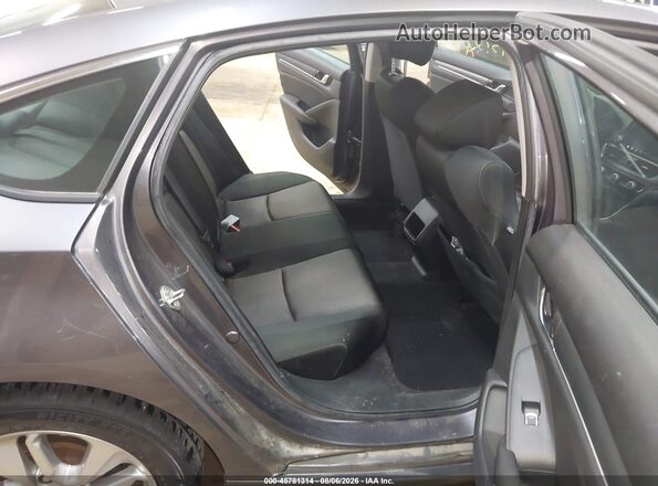 1HGCV1F11KA060033 2019 HONDA ACCORD Gray VIN კოდის სტიკერის ხედი