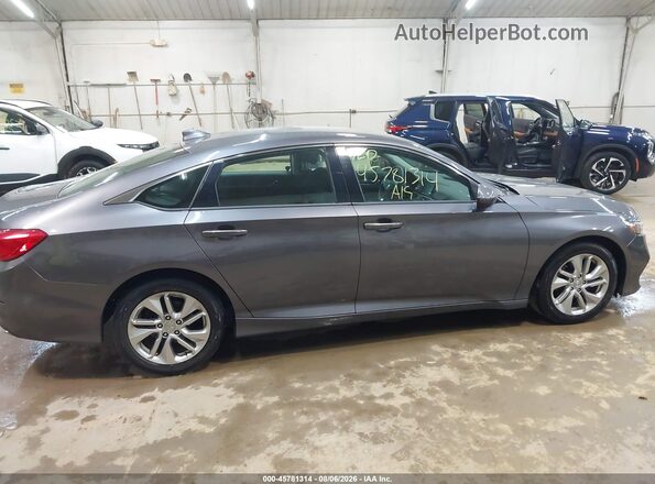1HGCV1F11KA060033 2019 HONDA ACCORD Gray უკანა სალონის ხედი