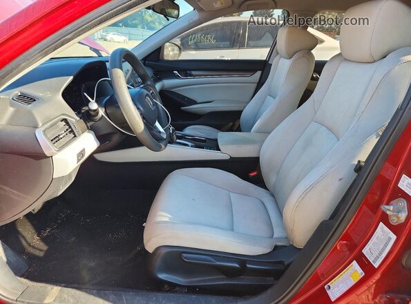 1HGCV1F11KA083277 2019 HONDA ACCORD Red წინა სალონის ხედი