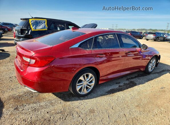 1HGCV1F11KA083277 2019 HONDA ACCORD Red უკანა მარჯვენა