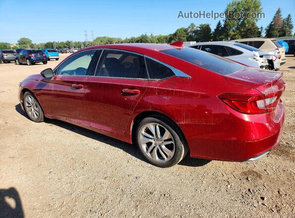 1HGCV1F11KA083277 2019 HONDA ACCORD Red უკანა მარცხენა