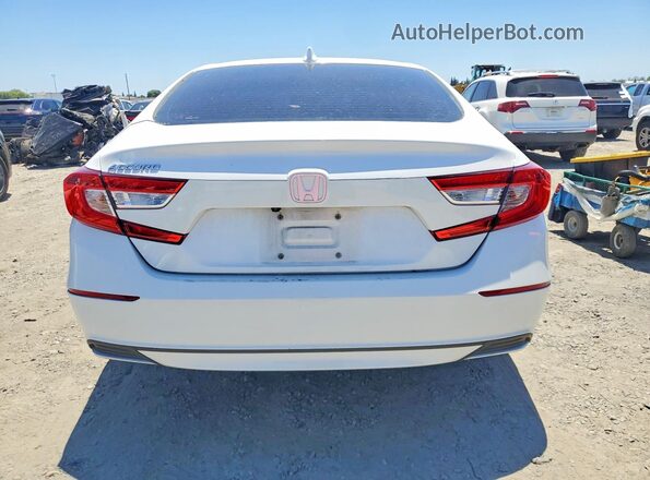 1HGCV1F11KA102085 2019 HONDA ACCORD White Widok z tyłu