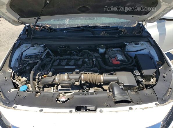 1HGCV1F11KA102085 2019 HONDA ACCORD White Widok wnętrza z tyłu