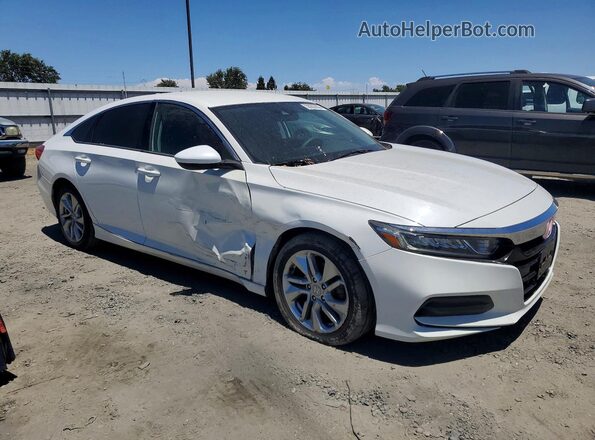 1HGCV1F11KA102085 2019 HONDA ACCORD White Przód prawy
