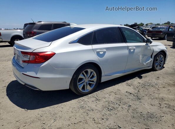 1HGCV1F11KA102085 2019 HONDA ACCORD White Tył prawy