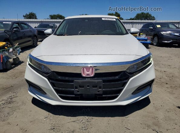 1HGCV1F11KA102085 2019 HONDA ACCORD White Widok z przodu