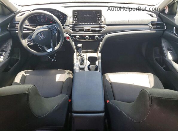 1HGCV1F11KA102085 2019 HONDA ACCORD White Widok deski rozdzielczej