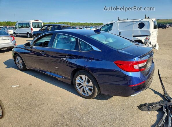 1HGCV1F11LA017443 2020 HONDA ACCORD Blue Հետևի ձախ