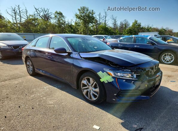 1HGCV1F11LA017443 2020 HONDA ACCORD Blue Առջևի աջ