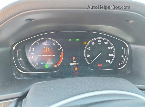 1HGCV1F11LA017443 2020 HONDA ACCORD Blue Սարքավորումների վահանակի տեսք