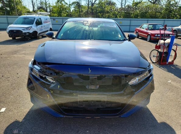 1HGCV1F11LA017443 2020 HONDA ACCORD Blue Դիմացի տեսք
