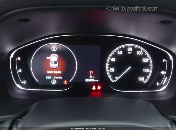 1HGCV1F11LA021735 2020 HONDA ACCORD White Widok tylnych siedzeń