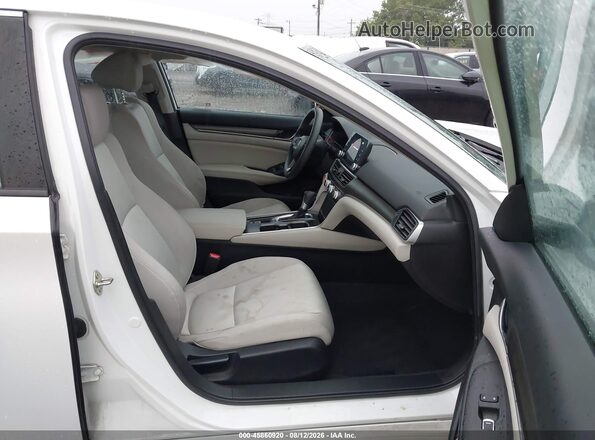 1HGCV1F11LA021735 2020 HONDA ACCORD White Widok wnętrza z przodu