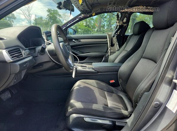1HGCV1F11LA052600 2020 HONDA ACCORD Gray Widok wnętrza z przodu