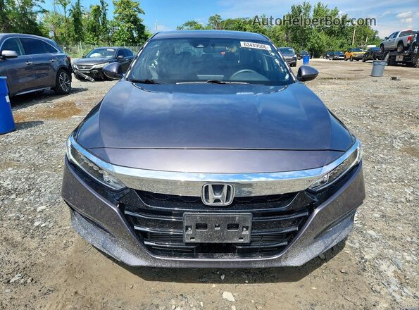 1HGCV1F11LA052600 2020 HONDA ACCORD Gray Widok z przodu