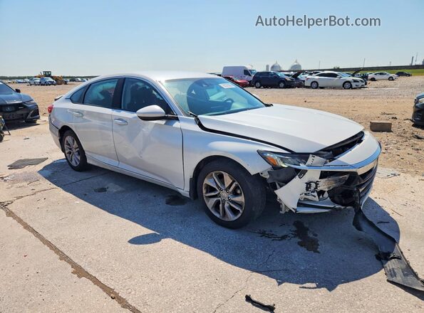 1HGCV1F11LA082440 2020 HONDA ACCORD White Передня права чверть