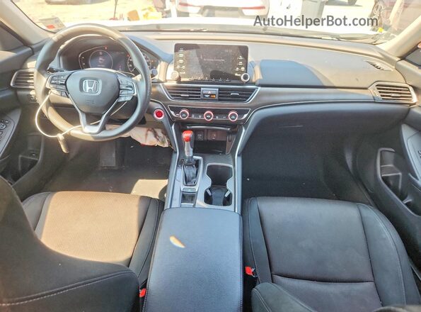 1HGCV1F11LA082440 2020 HONDA ACCORD White Вид панелі приладів