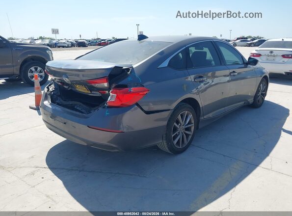 1HGCV1F11MA012485 2021 HONDA ACCORD Gray Tył prawy